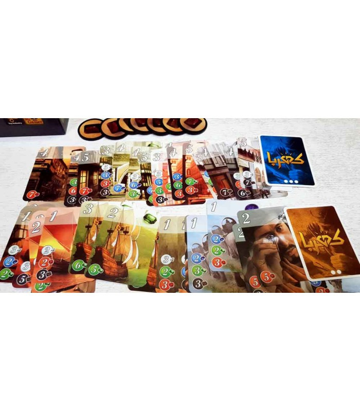 بازی فکری مدل کهربا (Splendor)