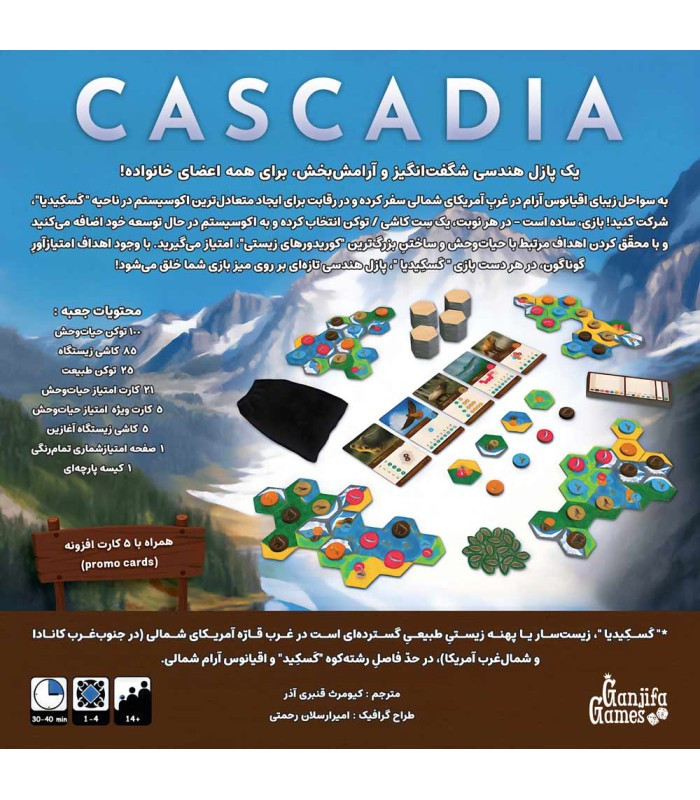 بازی فکری مدل کسکیدیا (Cascadia)