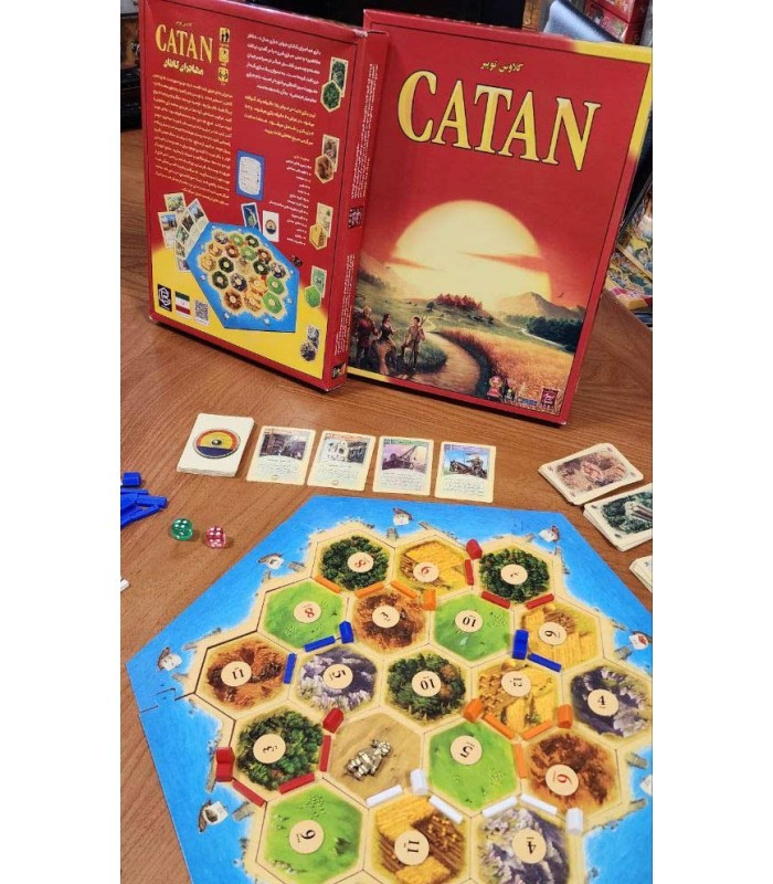 بازی فکری مدل کاتان نسخه اقتصادی (Catan)