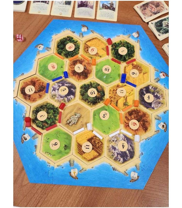 بازی فکری مدل کاتان نسخه اقتصادی (Catan)