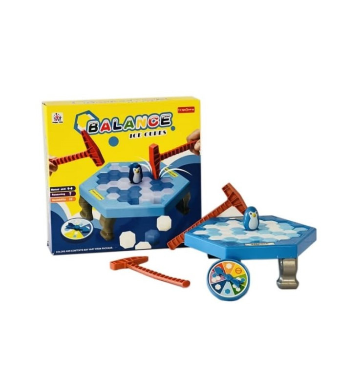 بازی فکری مدل پینگو بالانس (Balance Ice Cubes)