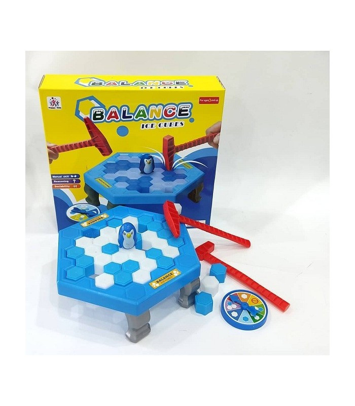 بازی فکری مدل پینگو بالانس (Balance Ice Cubes)