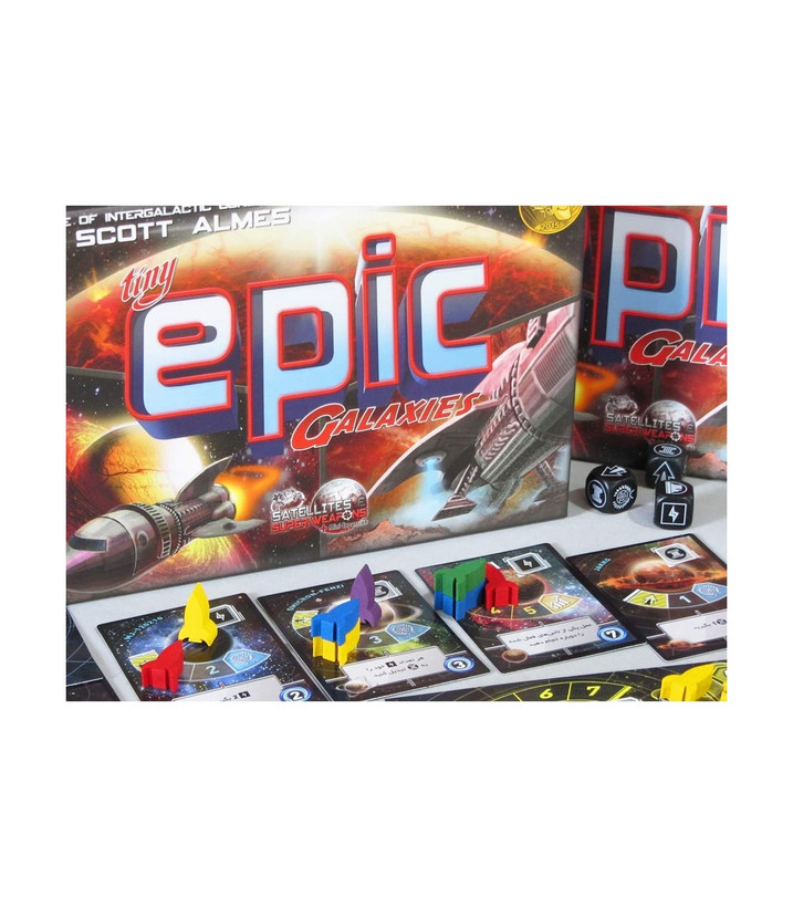 بازی فکری مدل حماسه کوچک: کهکشانها (Tiny Epic Galaxies)