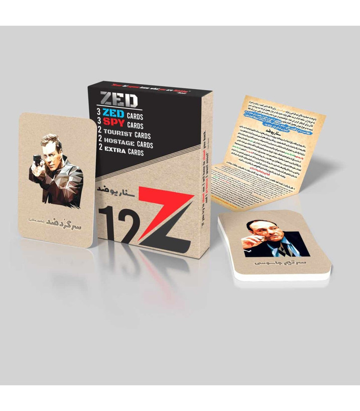 محتویات بازی فکری مدل مافیا سناریو ضد (Z)