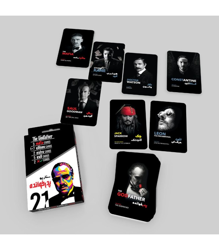 بازی فکری مدل مافیا سناریو پدرخوانده (Mafia)