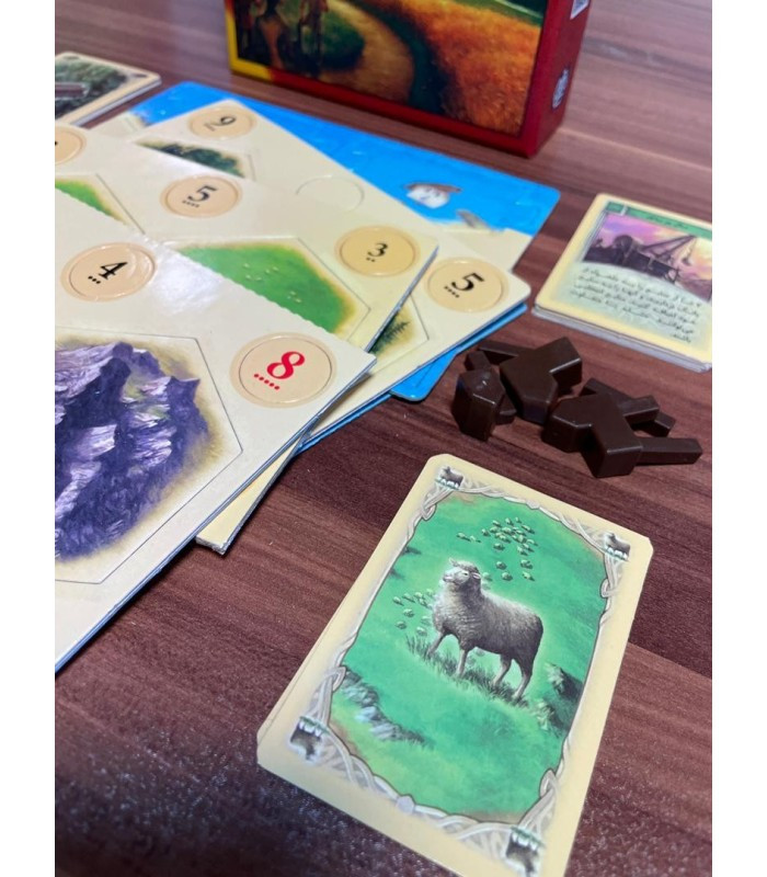 کارت بازی فکری مدل توسعه 5 و 6 نفره مهاجران کاتان (Catan: 5-6 Player Extension)