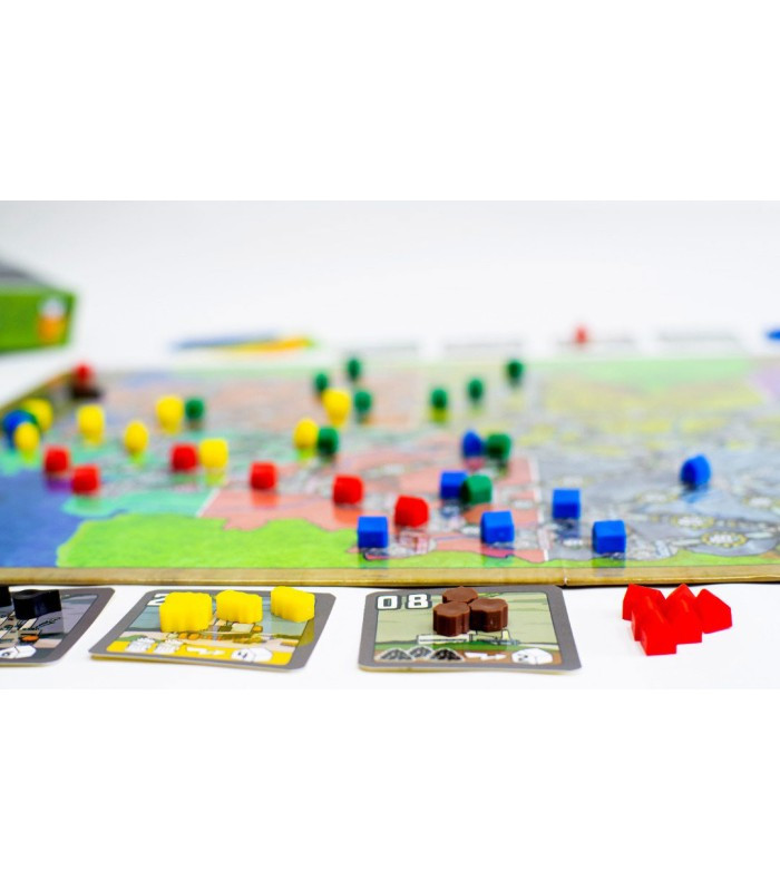 صفحه بازی فکری مدل شبکه نیرو (Power Grid: Recharged Edition)