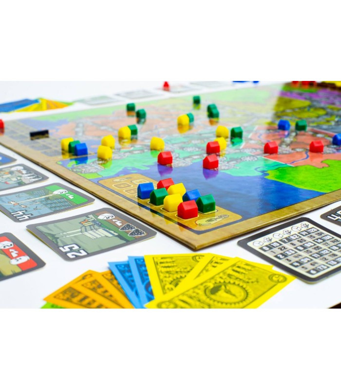 میپل بازی فکری مدل شبکه نیرو (Power Grid: Recharged Edition)