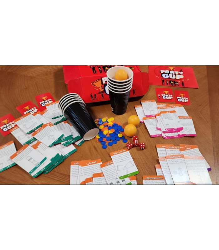بازی فکری مدل پارتی کاپ (Party Cup)