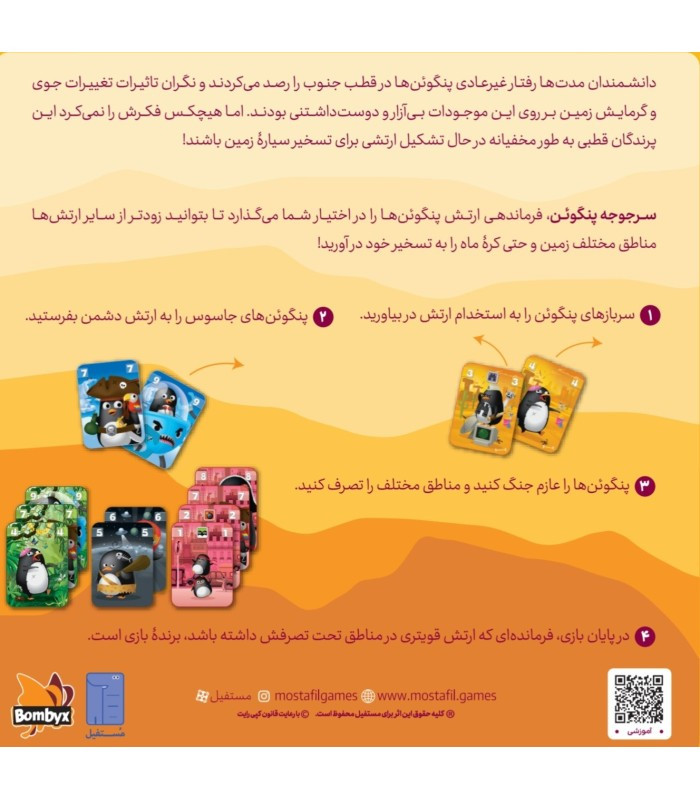 بازی فکری مدل سرجوجه (Zany Penguins)