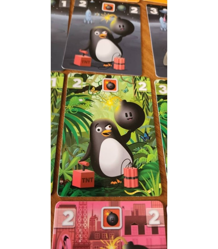 کارت بازی فکری مدل سرجوجه (Zany Penguins)