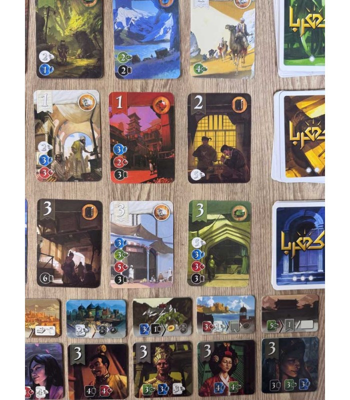 کارت بازی فکری مدل کهربا بیگ باکس (Splendor: Big Box)