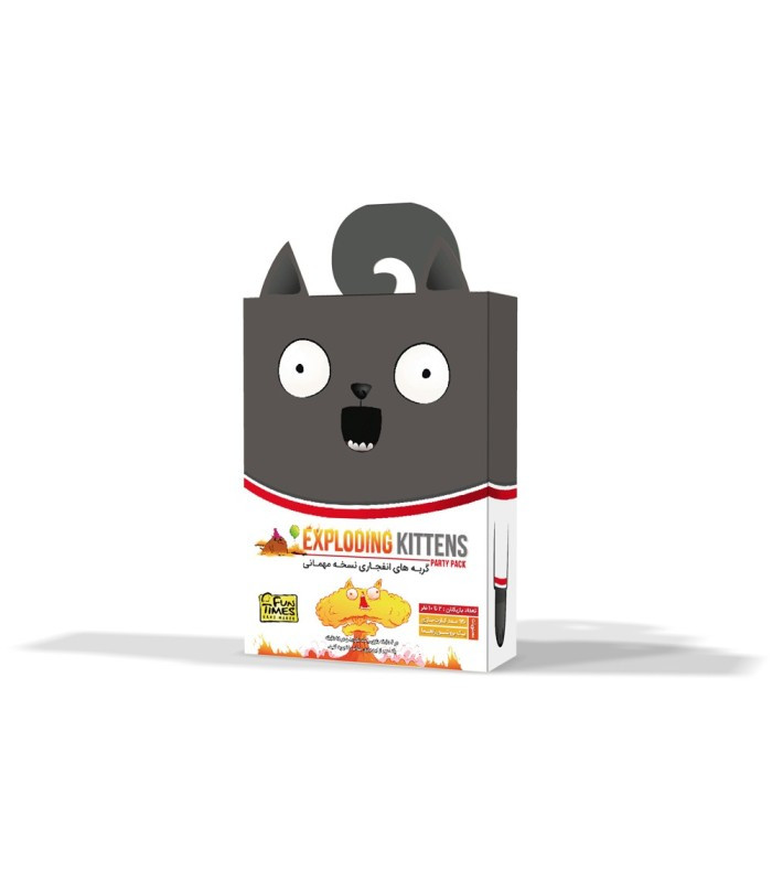 باکس بازی فکری مدل گربه های انفجاری نسخه مهمانی (Exploding Kittens Party Pack)