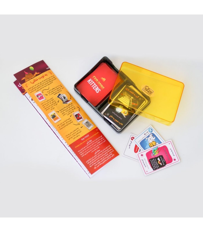 بازی فکری مدل گربه های انفجاری نسخه مهمانی (Exploding Kittens Party Pack)