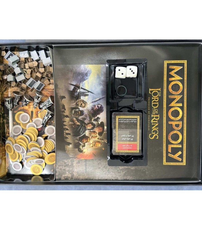 باکس بازی فکری مدل مونوپولی ارباب حلقه ها (Monopoly: The Lords Of The Rings)