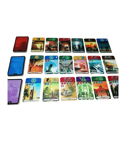 کارت بازی فکری مدل عجایب هفتگانه دوئل با افزونه پنتئون (Seven Wonders: Duel + Pantheon Exp)