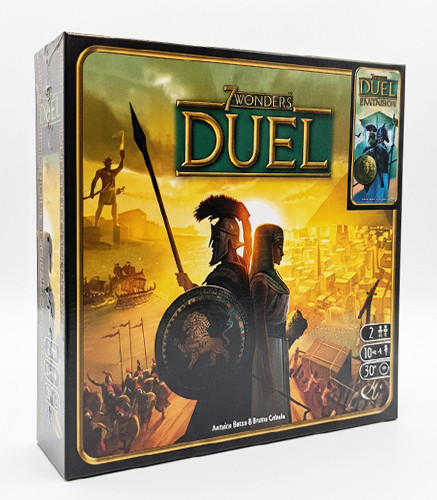 بازی فکری مدل عجایب هفتگانه دوئل با افزونه پنتئون (Seven Wonders: Duel + Pantheon Exp)
