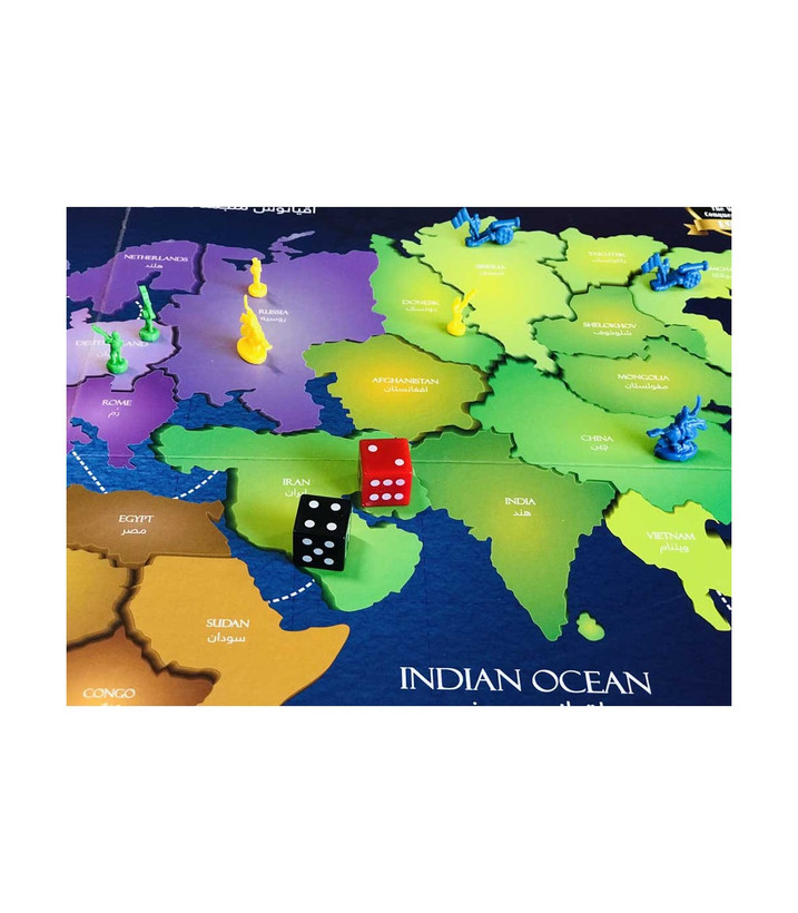 تاس بازی فکری مدل ریسک آی توی (Risk Itoy)