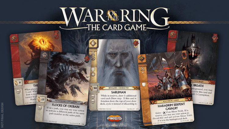 کارت بازی فکری مدل جنگ حلقه نسخه کارتی (War of the Ring: The Card Game)