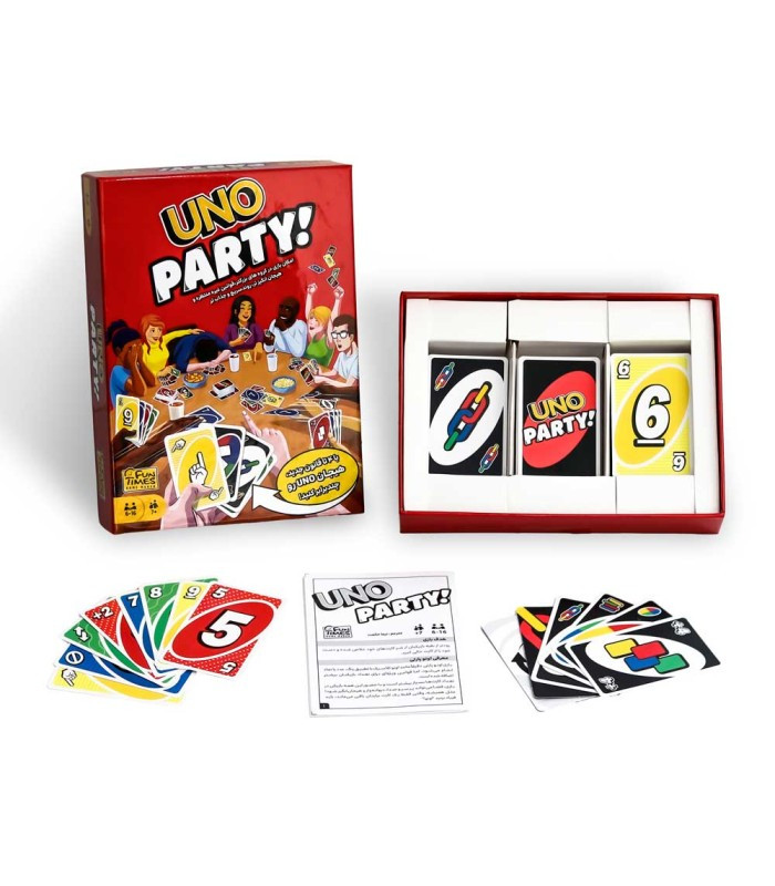 محتوا بازی فکری مدل اونو پارتی (Uno Party)