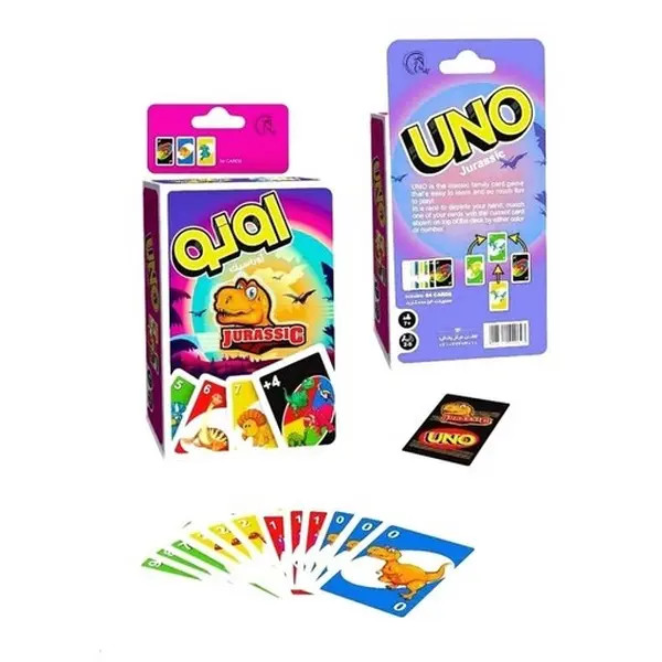 بازی فکری مدل اونو ژوراسیک (UNO Jurassic)