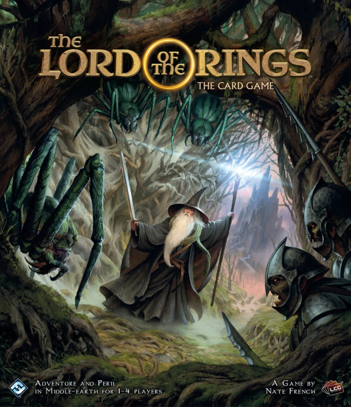 بازی فکری مدل باندل ارباب حلقه ها کارتی + افزونه یاران حلقه (The Lord of The Rings: The Card Game + The Fellowship of The Ring)
