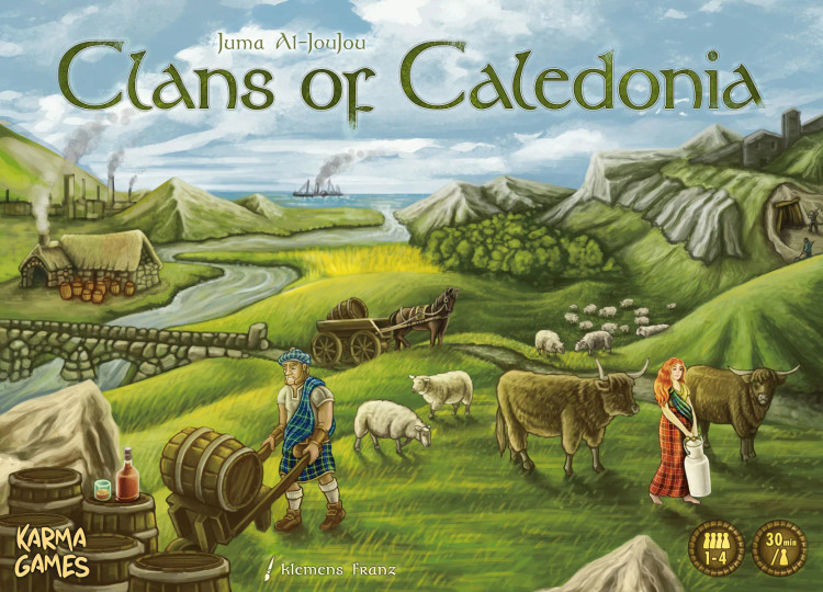 بازی فکری مدل قبایل کالدونیا (Clans of Caledonia)