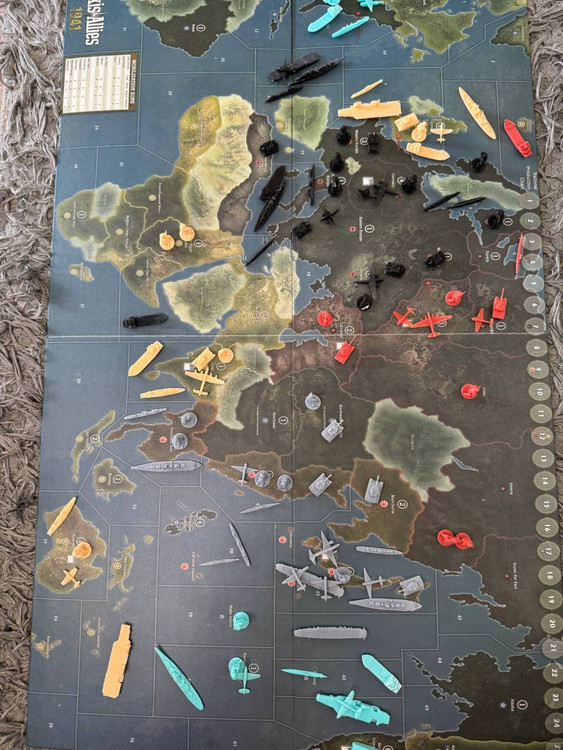 بازی فکری مدل محور و متفقین 1941 (Axis & Allies 1941)