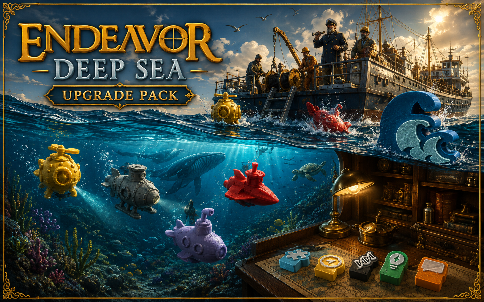 پک آپگرید سه بعدی بازی فکری کاوش اعماق دریا (Endeavor Upgrade Pack)