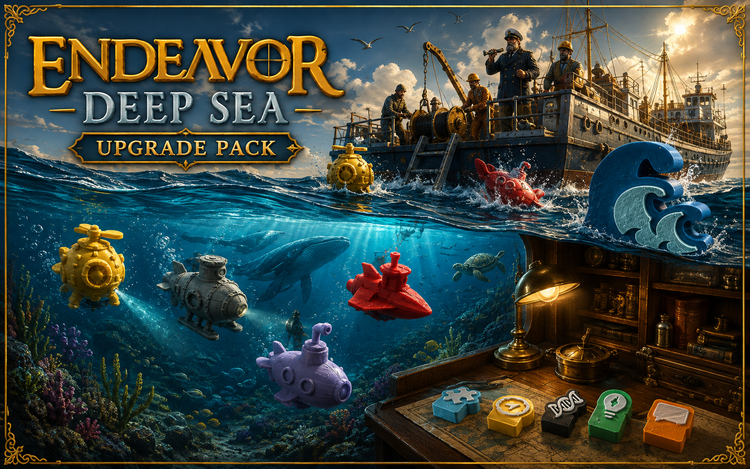 پک آپگرید سه بعدی بازی فکری کاوش اعماق دریا (Endeavor Upgrade Pack)