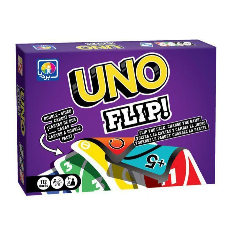 بازی فکری مدل اونو فلیپ (UNO Flip)