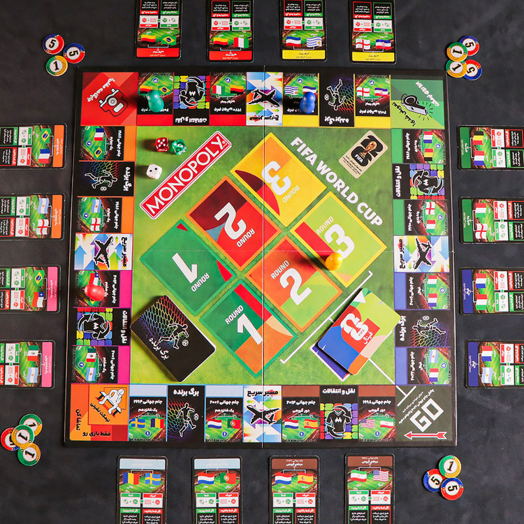 بازی فکری مدل مونوپولی جام جهانی (Monopoly FIFA World Cup)